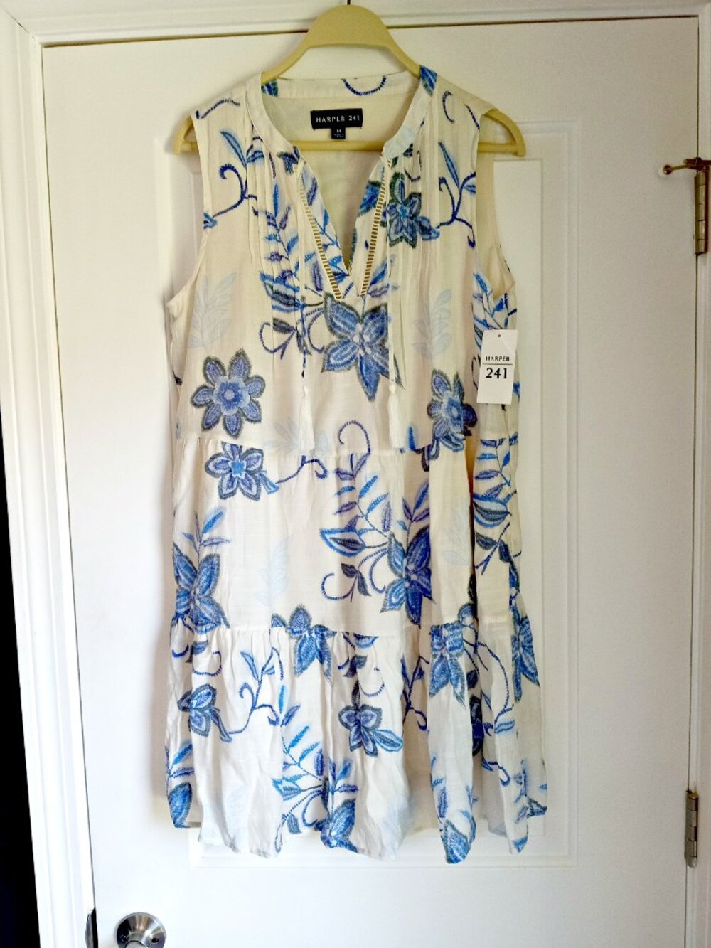 NEW! ANTHRO'S HARPER 241 BOHO FLORAL BABYDOLL DRESS SZ M